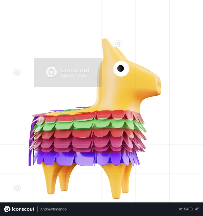 Pinatas d'âne  3D Icon