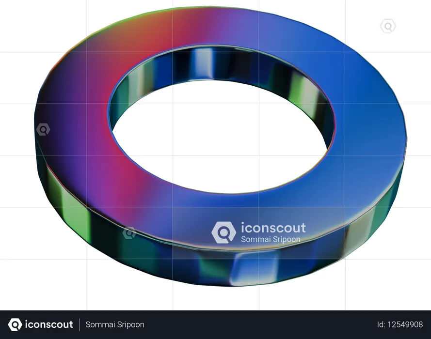 Anel  3D Icon
