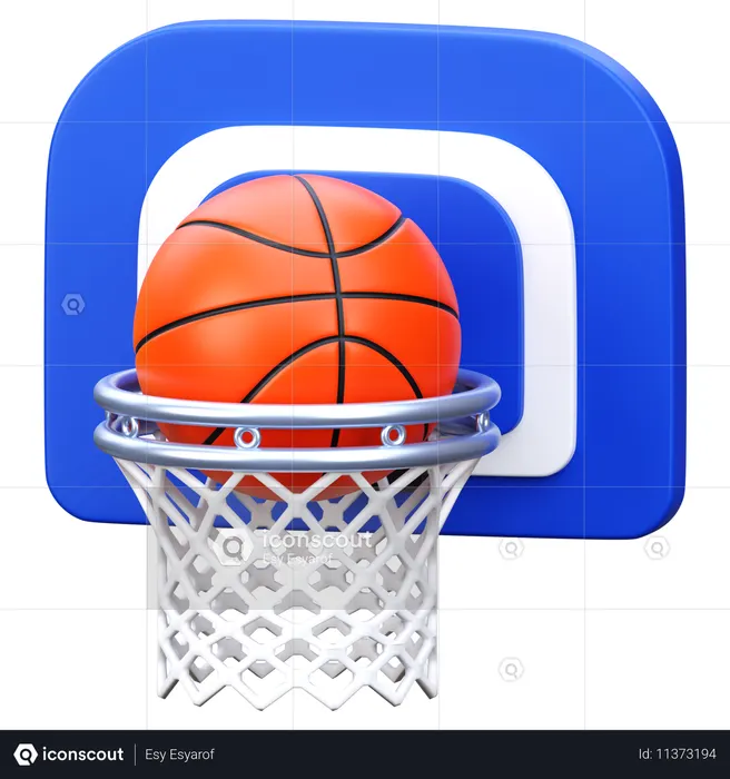 Anel de basquete  3D Icon