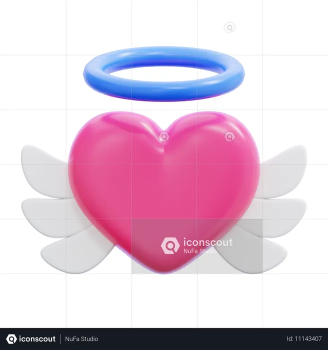 Coeur d'ange  3D Icon