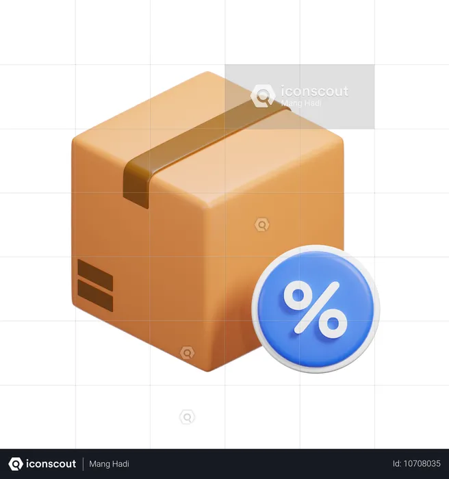 Angebotsbox  3D Icon