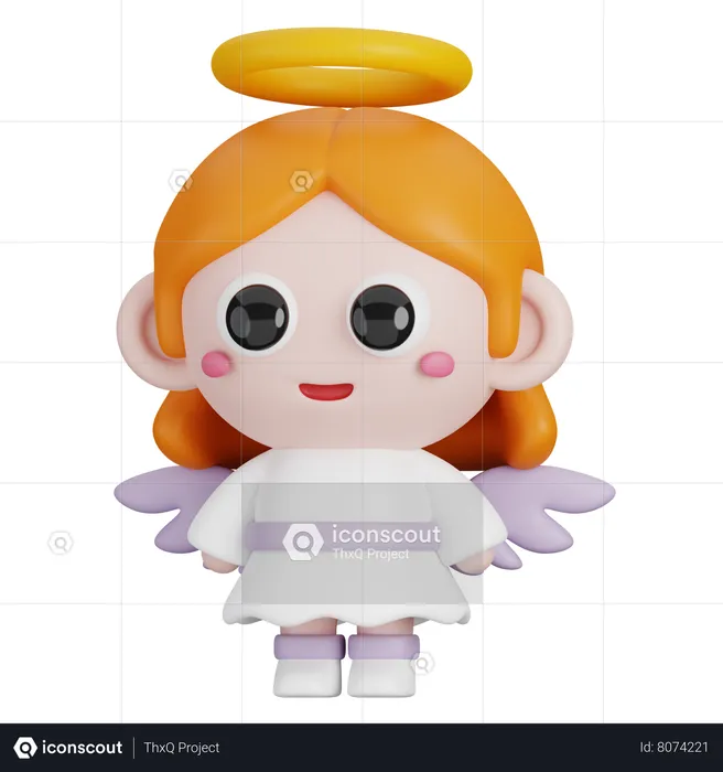 Angel  3D Icon