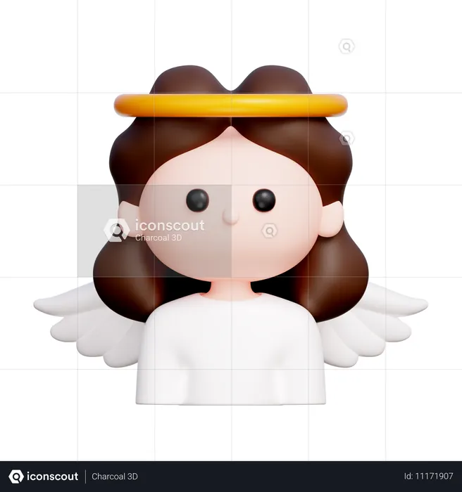 Angel  3D Icon