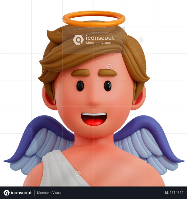 Angel  3D Icon