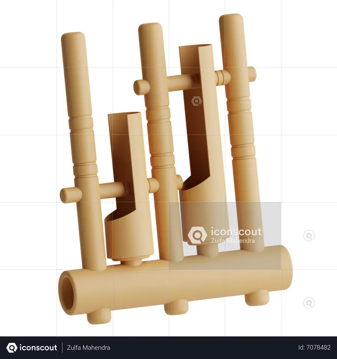 Angklung  3D Icon