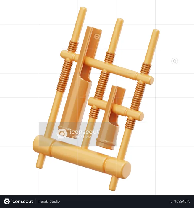 Angklung  3D Icon