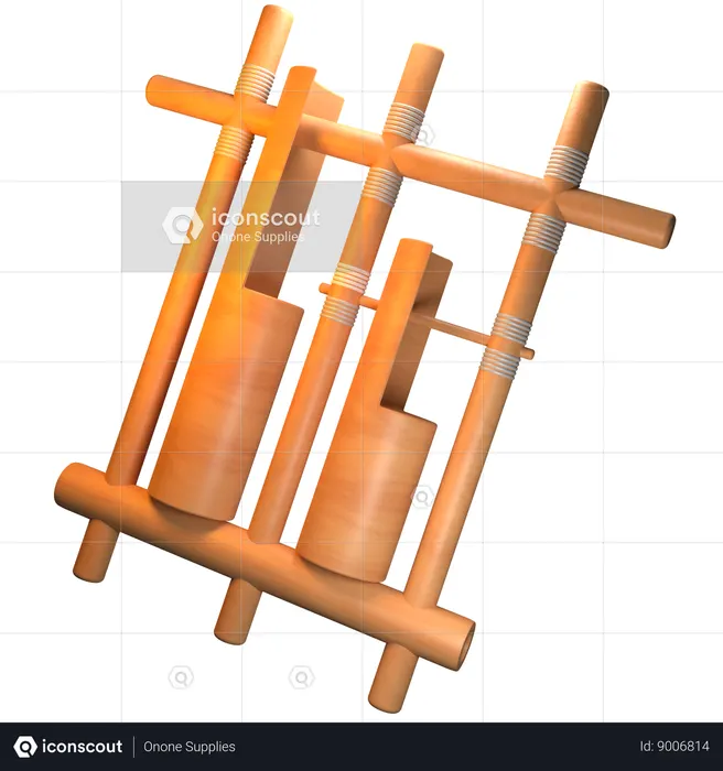 Angklung  3D Icon