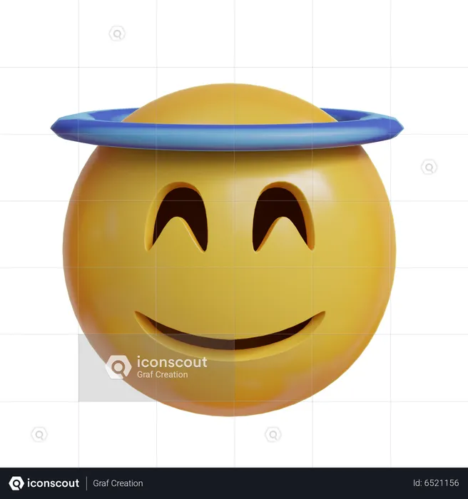 Angle Emoji 3D Icon