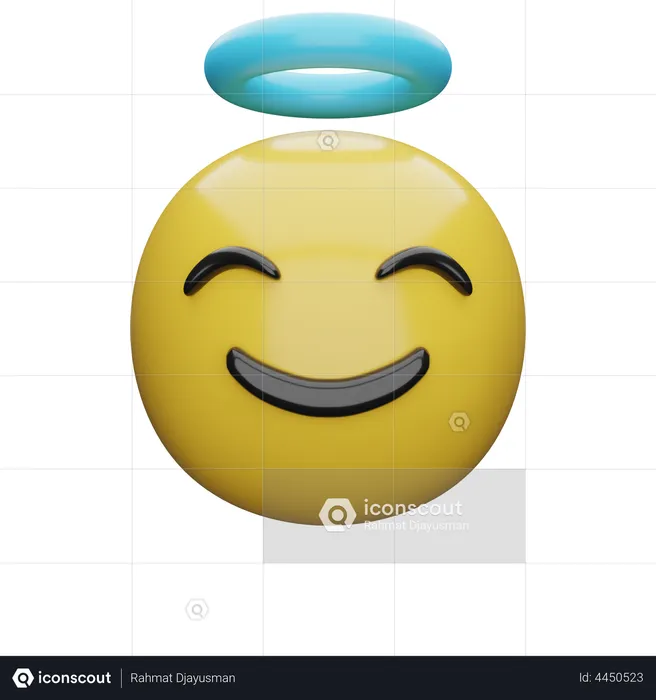 Angle Emoji Emoji 3D Illustration