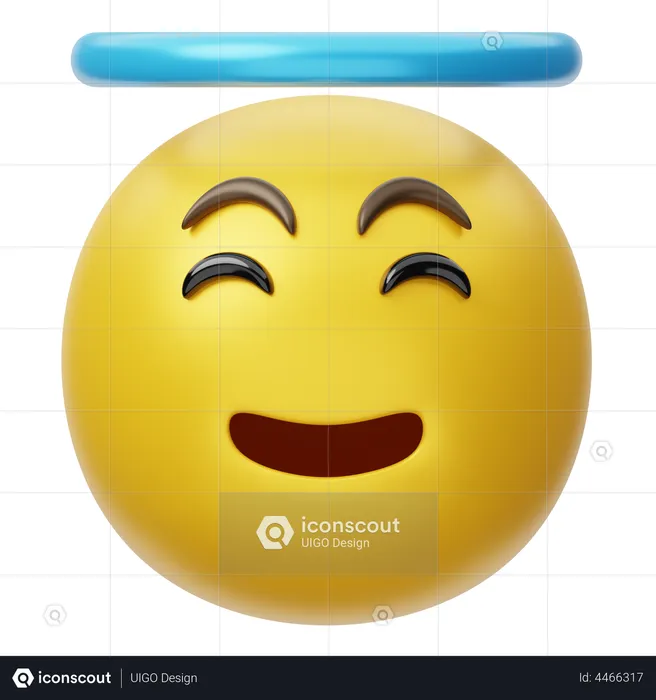 Angle Emoji Emoji 3D Illustration