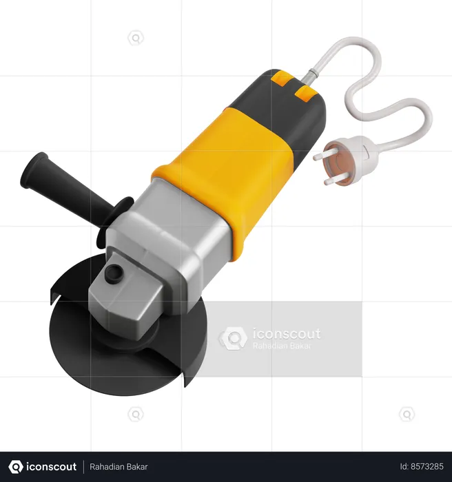 Angle Grinder  3D Icon