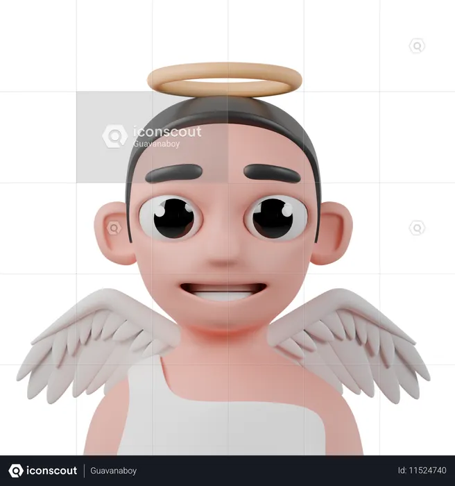Angle Man  3D Icon