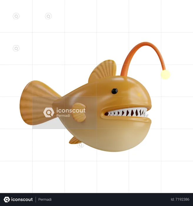 Anglerfish  3D Icon