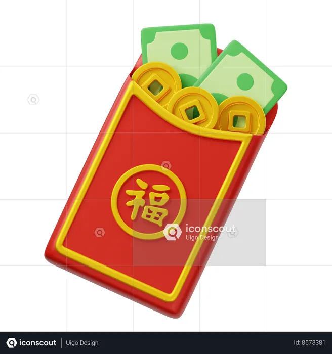 Angpao  3D Icon