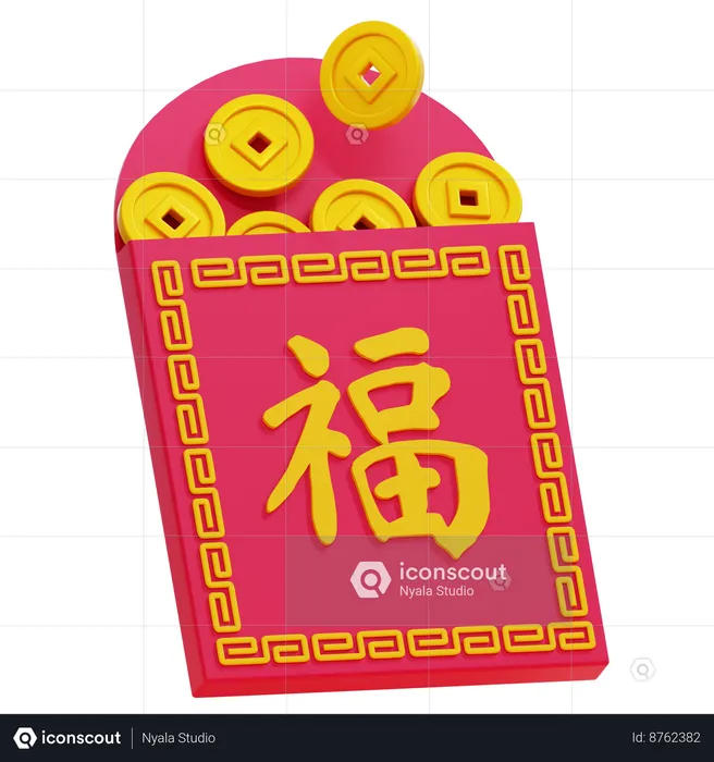 Angpao  3D Icon