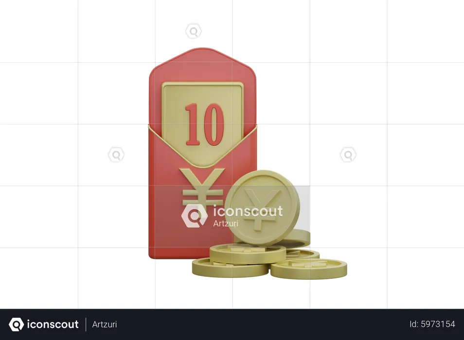 Angpao  3D Icon