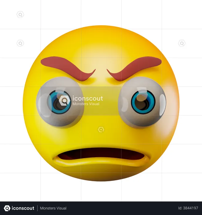 Angry Emoji 3D Emoji