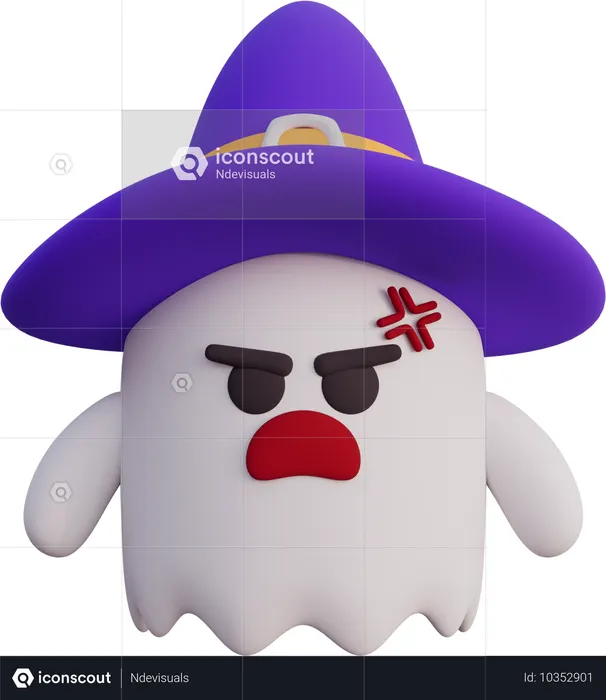 Angry  3D Icon