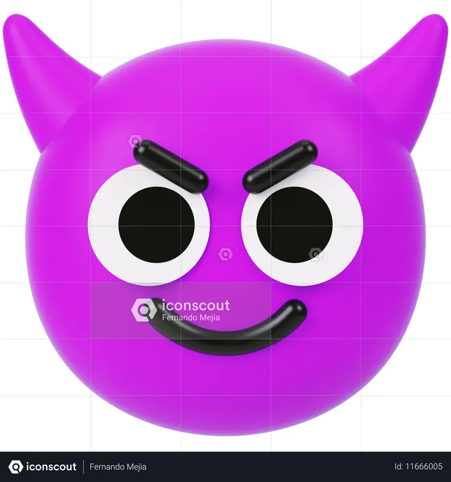 Angry Emoji 3D Icon