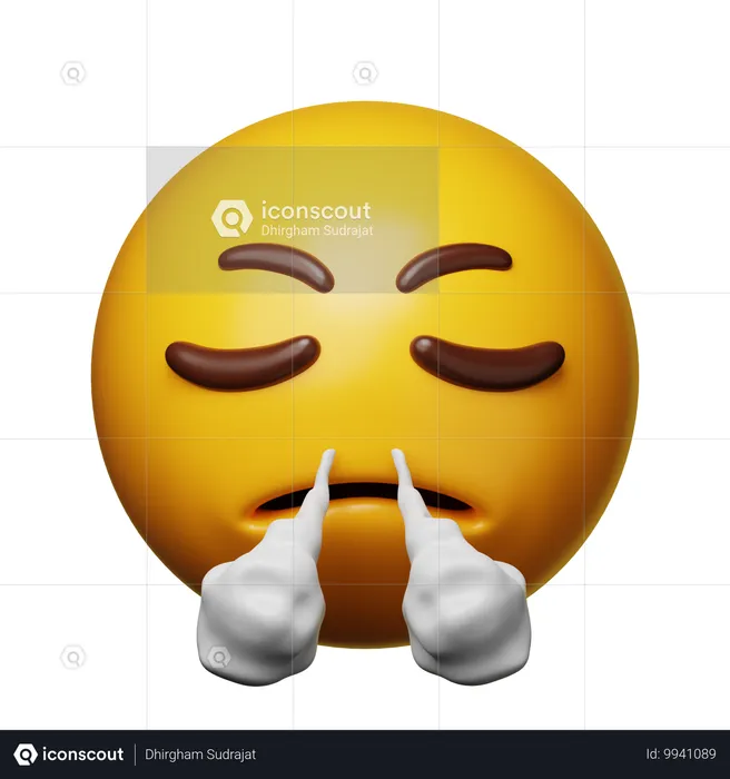 Angry Emoji Emoji 3D Icon