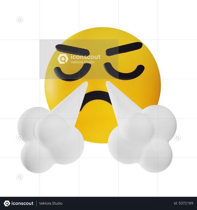 Angry Emoji Emoji 3D Icon