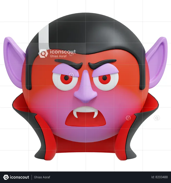 vampire 3d rendering icon illustration 29252699 PNG