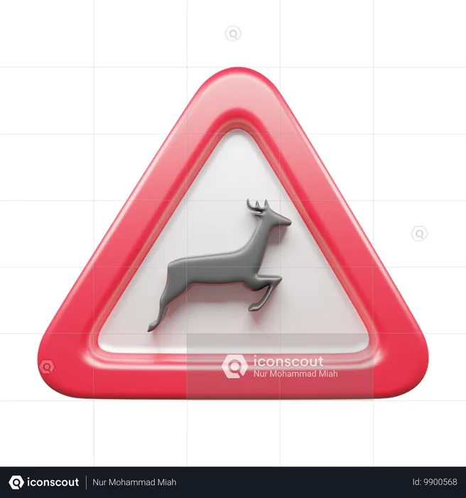 Animal delante  3D Icon