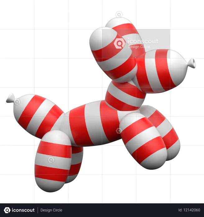 Animal Balloon  3D Icon