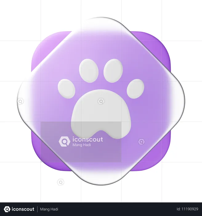 Animal de compagnie  3D Icon