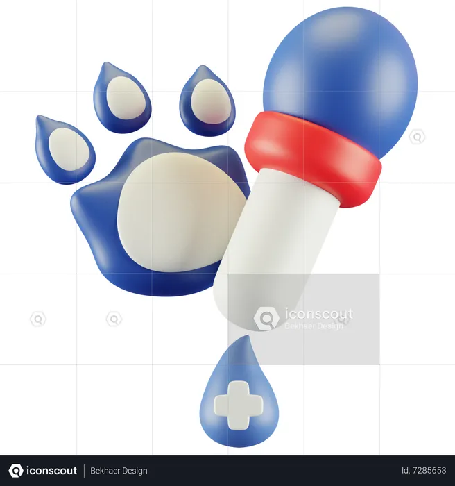 Animal Drops  3D Icon