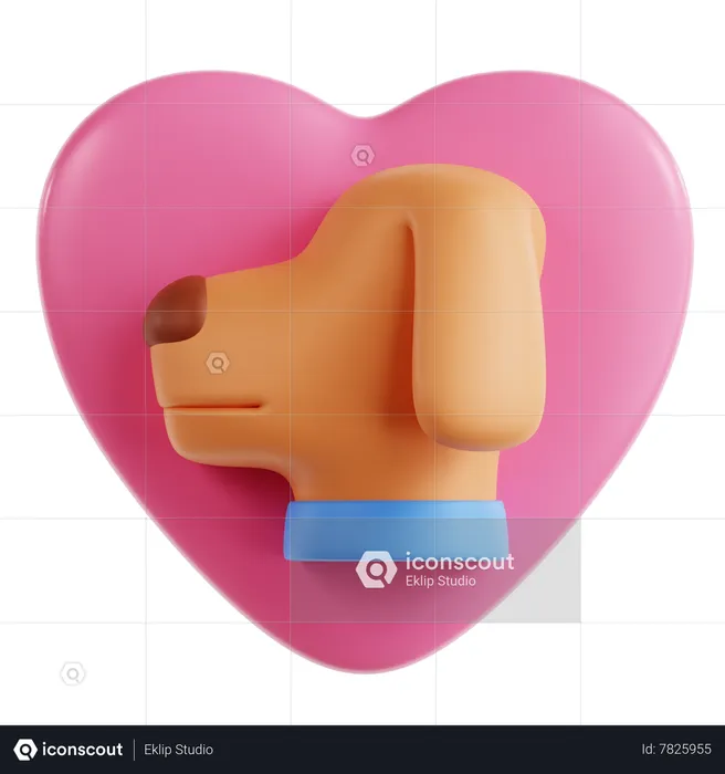 Animal Love  3D Icon