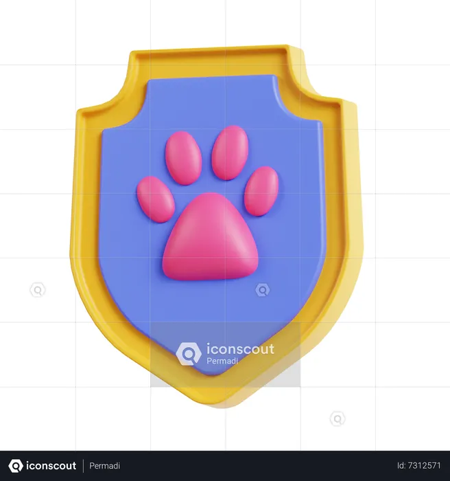 Animal Security  3D Icon