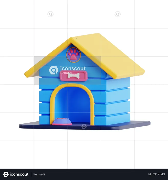 Animal Shelter  3D Icon