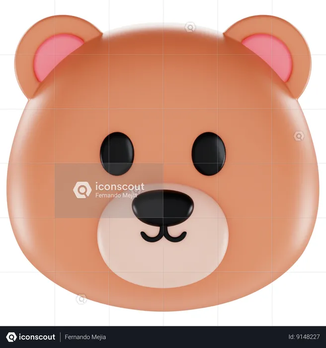 Animoji Bear Emoji 3D Icon