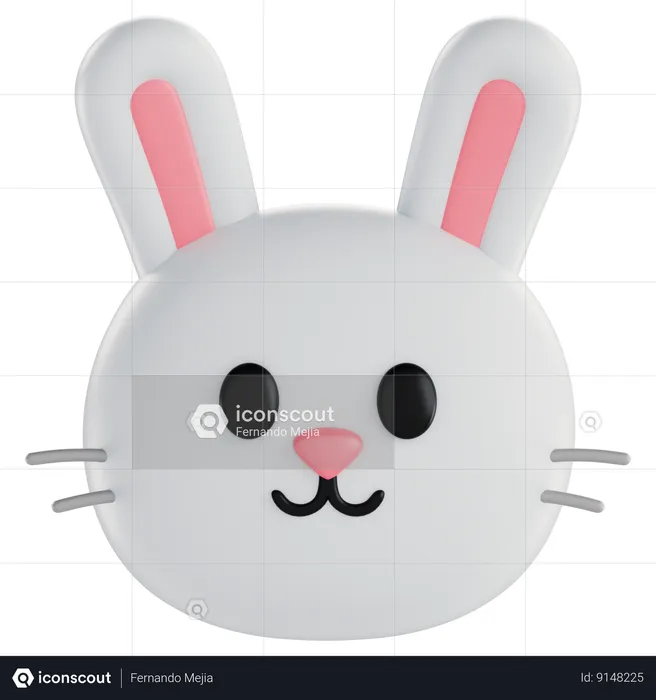 Animoji Bunny Emoji 3D Icon