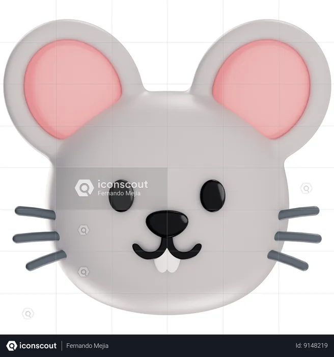 Animoji Mouse Emoji 3D Icon