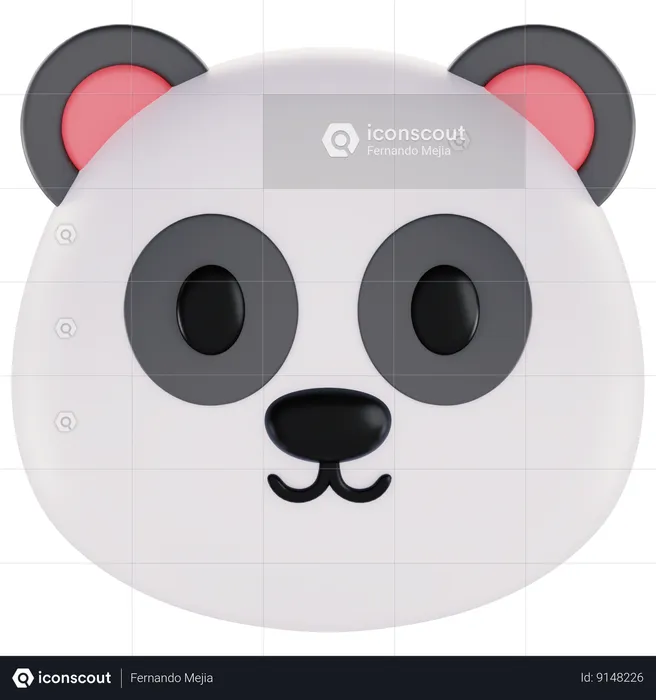 Animoji Panda Emoji 3D Icon