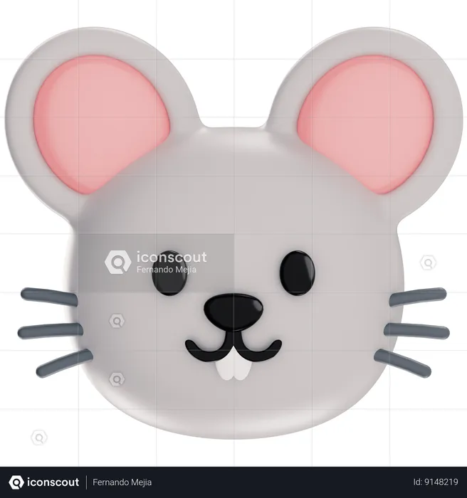 Souris animée Emoji 3D Icon