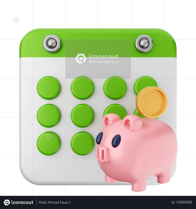 Anlagekalender  3D Icon