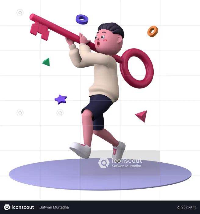 Anmeldung  3D Illustration