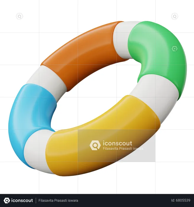 Anneau flottant  3D Icon