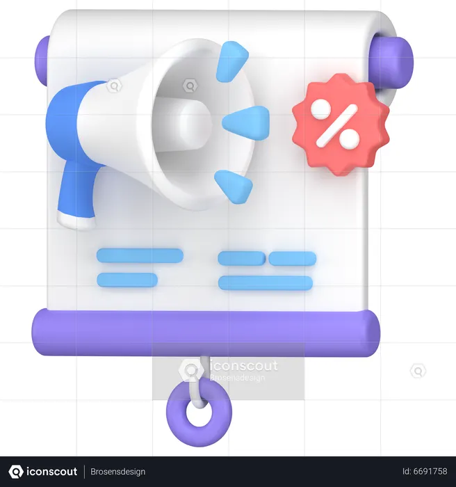 Annonce  3D Icon