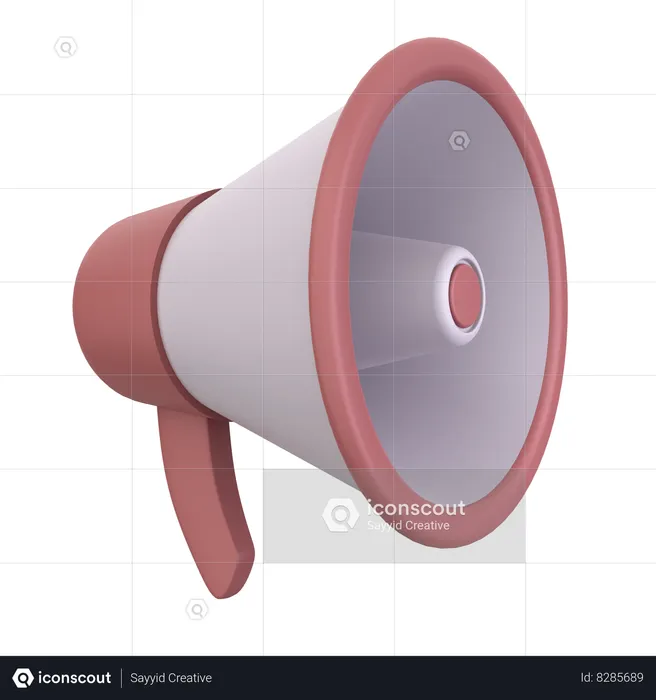 Announcement  3D Icon