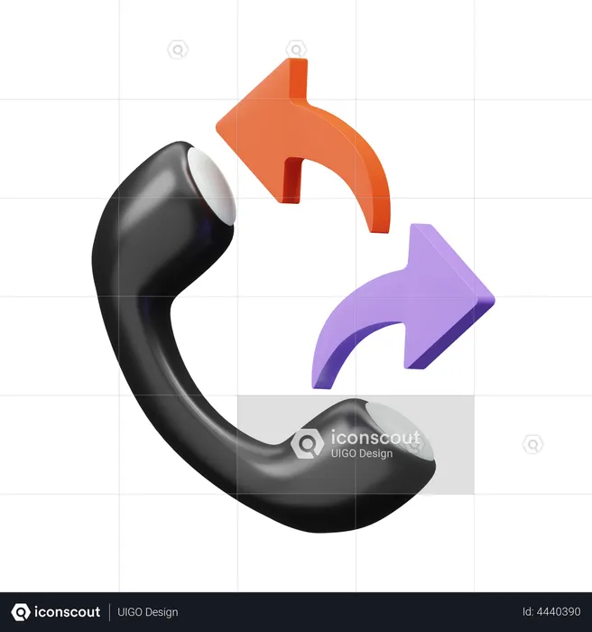 Anruf  3D Icon