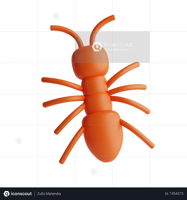 Ant  3D Icon