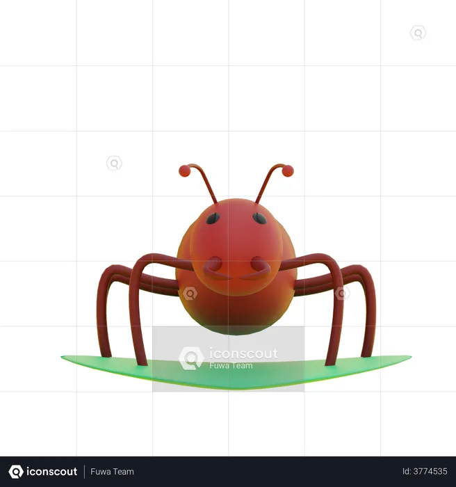 Ant  3D Illustration