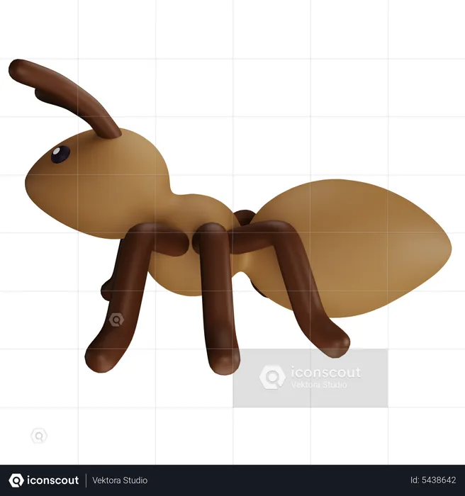 Ant  3D Icon