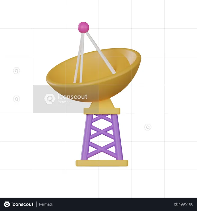 Antena 3D Icon download in PNG, OBJ or Blend format