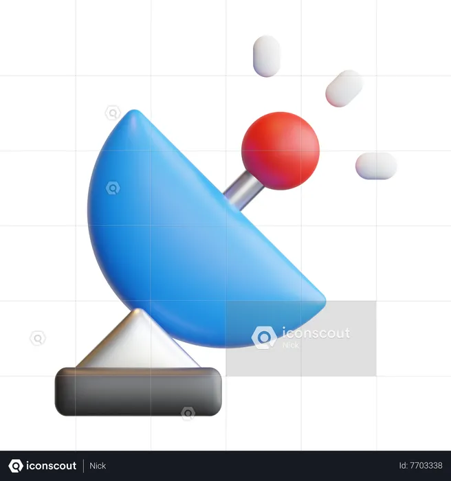 Antena parabólica  3D Icon