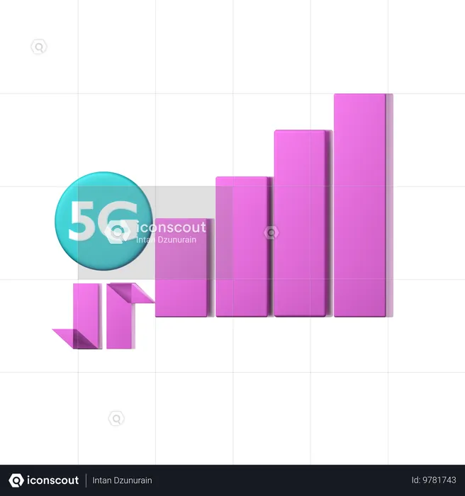 Antena Signal  3D Icon